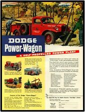 1947 Dodge Power Wagon Pickup Truck Metal Sign: 9x12