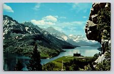Waterton Lakes National Park Scenic View Alberta Canada Vintage Postcard  picture