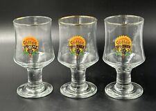 Set of 3 Vintage Dema Irish Coffee Glasses made in England Coffee Specials Glass picture