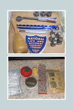 Vintage Grandmas Sewing Lot Assorted Supplies, Thimbles, Needles, Tools, Etc. picture
