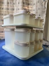 Tupperware Modular Mates Spice Carousel Set Of 20 Shaker Containers Vintage Pink picture
