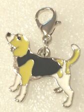Beagle Dog Pup Bag Purse Charm Dangle Zipper Pull Jewelry picture