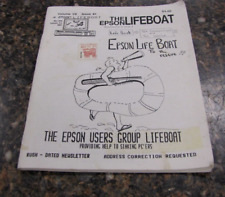 Vintage The Epson Lifeboat Newsletter Vol. VII Issue #1 - AZ42 picture