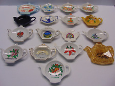 17pc Lot Vintage Tea Bag Holders Pioneer Woman, Disney, States & More picture