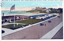 Bath House Beach and Atlantic House Massachusetts Posted Postcard picture