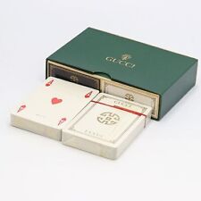 Gucci Playing Cards Trump Set Table Game Deadstock Authentic Vintage picture