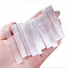 10PC SELENITE STICKS BULK Sticklets Crystal Wands Natural Healing Crystals picture