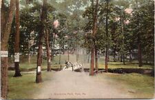 C.1910s York PA Brookside Park Bridge Labor Day Flyers Pennsylvania Postcard 813 picture
