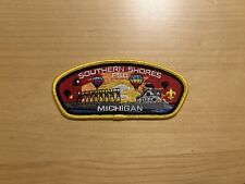 Southern Shores FSC Michigan Strip BSA Boy Scout Shoulder Patch CSP DEAD COUNCIL picture