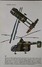 NEAT ~ Kaman Huskie Helicopter Information Picture Collectible Article ~ NICE picture