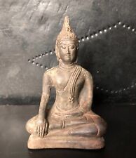 An Antique Thai Bronze Seated Buddha, Sukhothai Style, Thailand 19th Century picture