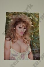  80s candid busty redhead woman white lingerie  Vintage  Photograph at picture