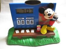 WESTCLOX DISNEY MICKEY MOUSE HOME TEAM, TALKING ALARM CLOCK, WORKS picture