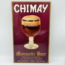 Chimay Peres Trappist Authentic Beer - High Gloss Vintage Sign - Belgium - Rare picture