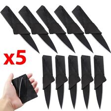 x5 Lot Credit Card Thin Knives Cardsharp Wallet Folding Pocket Micro Knife picture