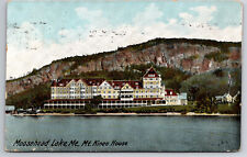 Vintage Postcard Moosehead Lake Maine, Mt. Kineo House Posted Jul. 23, 1906 picture