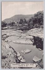Lisbon New Hampshire, Ammonoosoc River from Bridge, Vintage Postcard picture