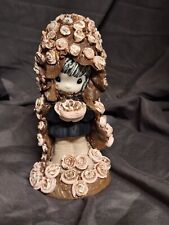 Altered Precious Moments Figurine, Cinnamon Rolls, Handmade, Med Size picture