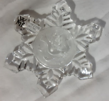 24% Lead Crystal MF Germany Snowflake Christmas Ornament picture