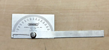 Vintage General Hardware Mfg Co No. 17 Machinist Protractor Stainless Steel USA picture
