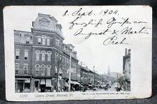 1904 Centre Street Rutland Vermont VT Antique Postcard PC View UDB Posted picture