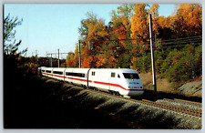 Bowie, MD -  Amtrak Intercity-Express Loco - Train - Vintage Postcard picture