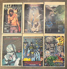 Vintage COMIC SHOP NEWS 6 Magazine Lot 1995/96 Batman, Joker, Crow, Spider-Man + picture