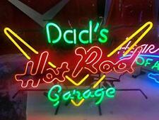 New Dad's Hot Rod Garage Beer Neon Light Sign 32