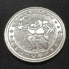 Pokémon Machoke Meiji Battle Coin Japanese Vintage Metal Coin 67 picture