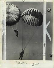 1963 Press Photo Parachutes made of million of yards of nylon - pio04107 picture