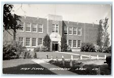 1946 High School Building Jefferson South Dakota SD RPPC Photo Vintage Postcard picture
