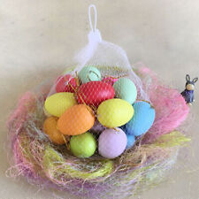 20PCS/Set Easter Hanging Egg Decorations Colorful Easter DIY Printed Eggs Decor picture