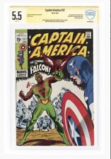 Captain America #117 Signed By Gene Colan & Joe Sinnott cbcs 5.5 .. Key Issue picture