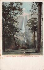 Yosemite Falls Valley CA California c1905 Waterfall Cascade UDB Vtg Postcard P6 picture