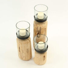 Driftwood Candle Holders Set of 3 picture