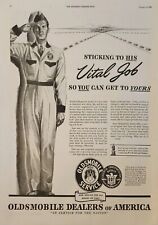 1943 Oldsmobile Dealers of America Vintage Ad Vital Job picture