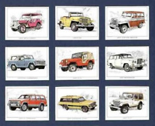 CLASSIC JEEP - Collectors Card Set - Station Wagon Jeepster CJ-5 Cherokee CJ-7 picture