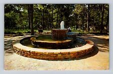 Warm Springs GA- Georgia, Memorial Fountain, Antique, Vintage Souvenir Postcard picture