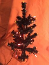Old World Christmas Halloween Lighted Ornament Tree RETIRED RARE 27