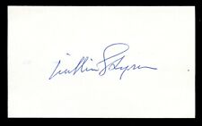 William Styron d2006 signed autograph 3x5 card Novelist Sophie's Choice R432  picture