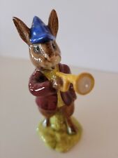 Vintage ROYAL DOULTON Bunnykins Rabbit Bugle Player Figurine Rise and Shine picture