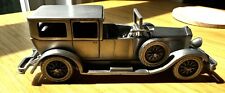 1980 DANBURY MINT 1926 ISOTTA FRASCHINI PEWTER CAR in ORIGINAL SHIPPING BOX picture