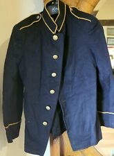 Antique M1902 Post CIVIL WAR Cavalry Blue/Gold Coat ~Mandarin Collar ~ RARE picture