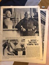 Scarce 1939 Articles  Polish General Ridz Smigly , The New Polish Army picture