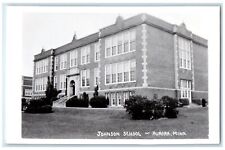c1910's Johnson School Building Aurora Minnesota MN RPPC Photo Antique Postcard picture