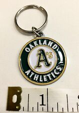 Oakland A's Round Pewter Keychain Official MLB Licensed  Brand new picture