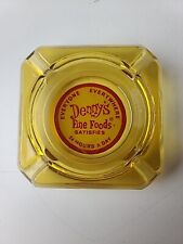 Denny's Vintage Restaurant Amber Colored Ashtray Fine Foods Satisfies Small Chip picture