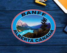 Banff Alberta Canada Ski Sticker Decal 3.9