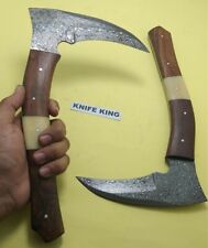 Custom made Hand Crafted Knife king's Damascus Steel Sickle (Black Widow) picture
