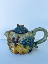 Majolica Style vintage fruit 3D Teapot  picture